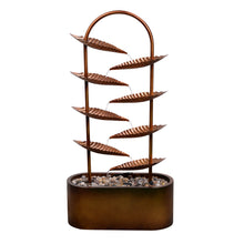 Load image into Gallery viewer, Rustic Metal Leaf Fountain - Outdoor