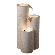 Load image into Gallery viewer, LED Triple Column Ceramic Fountain