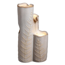 Load image into Gallery viewer, LED Triple Column Ceramic Fountain