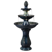 Load image into Gallery viewer, LED 3-Tier Ceramic Fountain