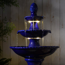 Load image into Gallery viewer, LED 3-Tier Ceramic Fountain