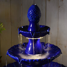 Load image into Gallery viewer, LED 3-Tier Ceramic Fountain