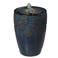 Load image into Gallery viewer, LED Ceramic Bird & Dandelion Fountain