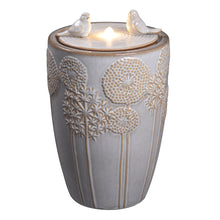 Load image into Gallery viewer, LED Ceramic Bird & Dandelion Fountain