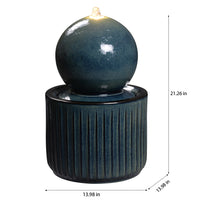 Load image into Gallery viewer, LED Ceramic Sphere Fountain
