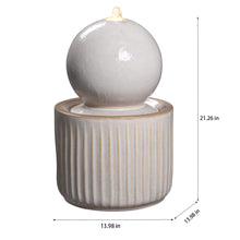 Load image into Gallery viewer, LED Ceramic Sphere Fountain