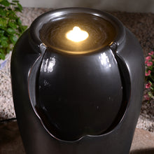 Load image into Gallery viewer, LED Ceramic Ripple Top Fountain