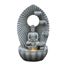 Load image into Gallery viewer, LED Buddha Cascade Water Fountain