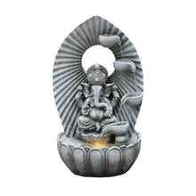 Load image into Gallery viewer, LED Ganesha Cascade Water Fountain