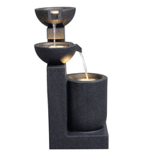 Load image into Gallery viewer, LED Modern Tiered Bowl Fountain