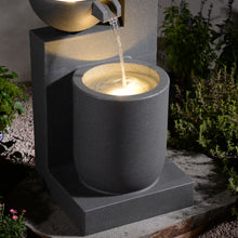 Load image into Gallery viewer, LED Modern Tiered Bowl Fountain