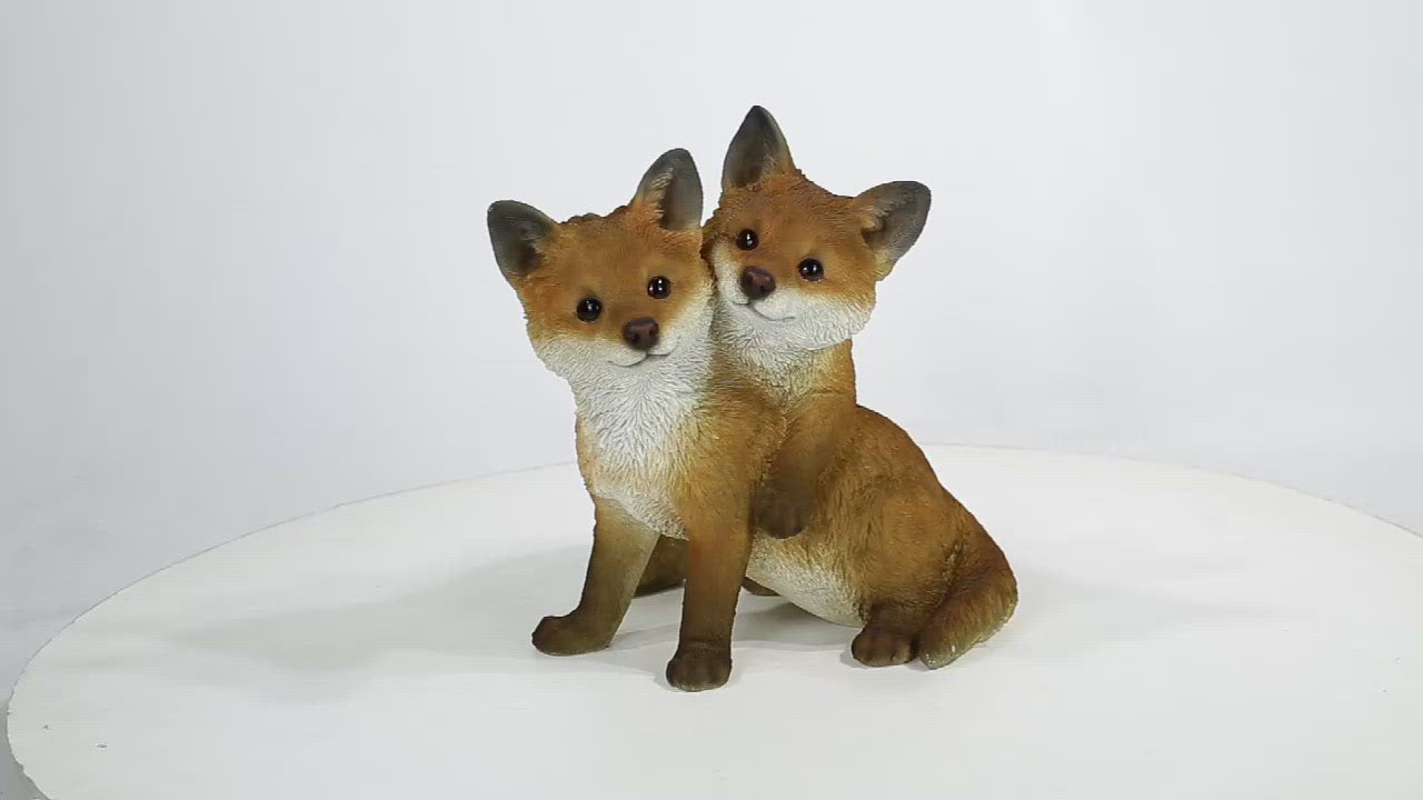 87719-G - Fox Pups Hugging – Hi-Line Wholesale US