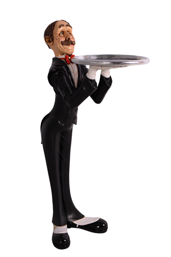 Made to Order: Ph-030510 - Skinny Butler Holds Tray 46 Inch High