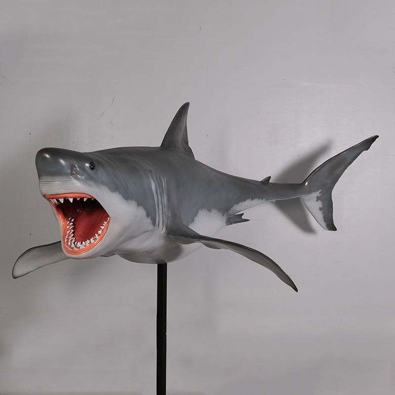 Made to Order: Great White Shark 12ft w/ metal stand