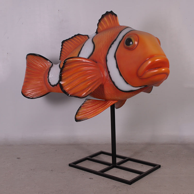 Made to Order: Giant Clown Fish on Metal Stand