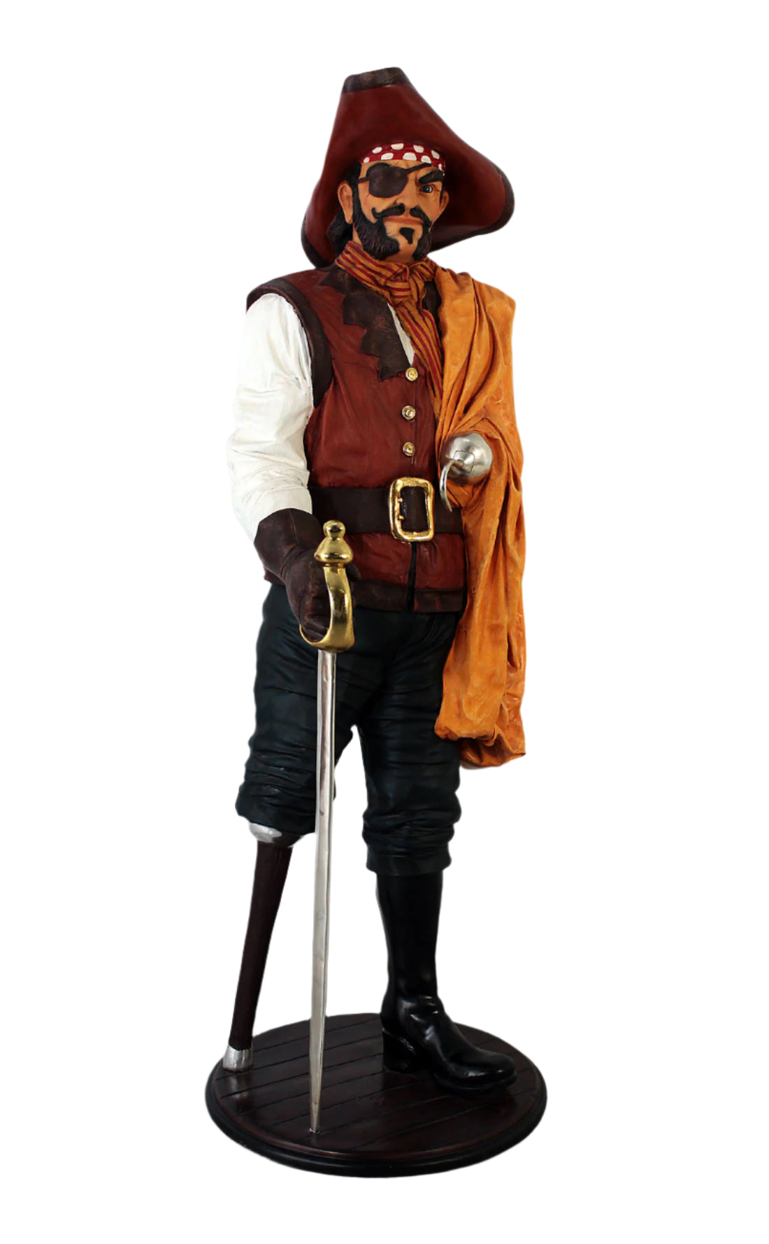 Made to Order: Ph-110061 - Pirate Captain W/Wooden Leg & Sword