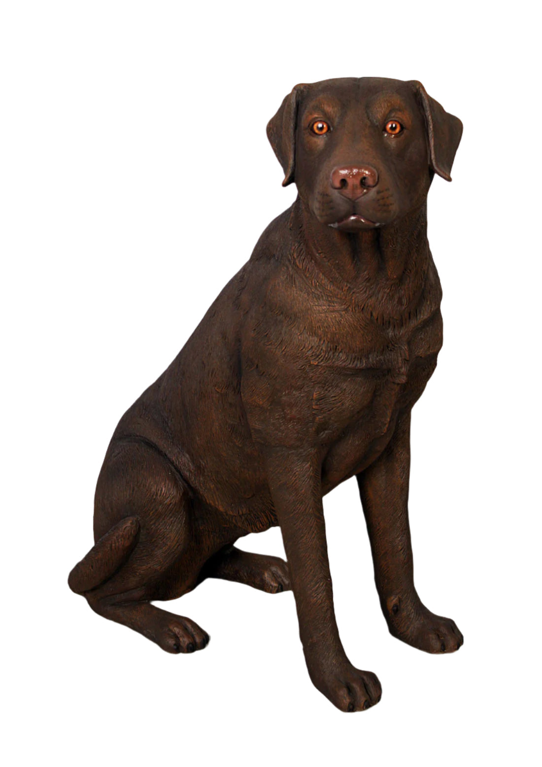 Made to Order: Ph-110098Br - Sitting Labrador - Brown