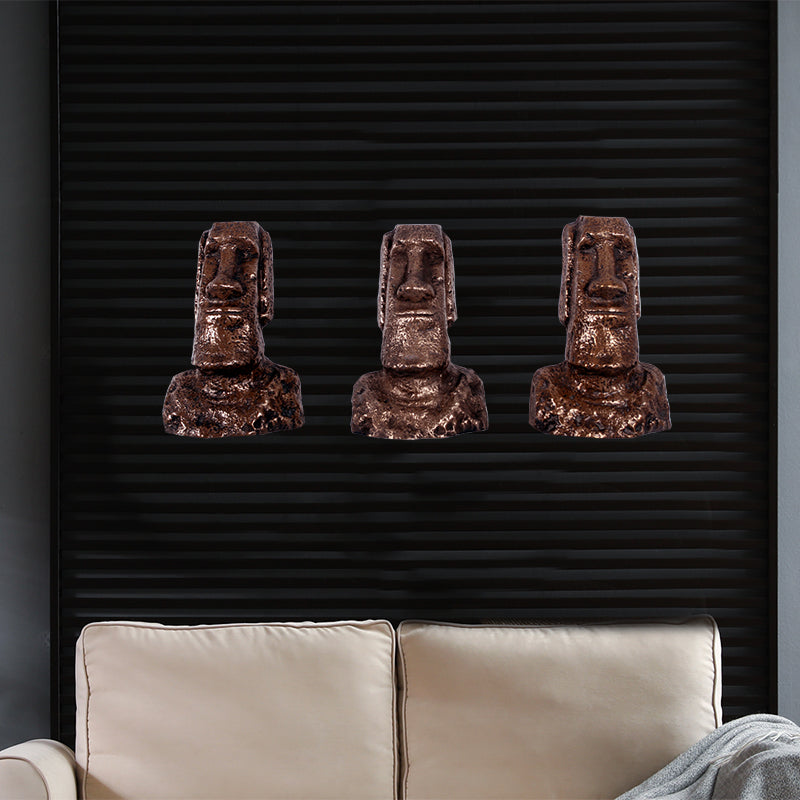 Made to Order: Easter Island Head Wall Decor (set of 3)