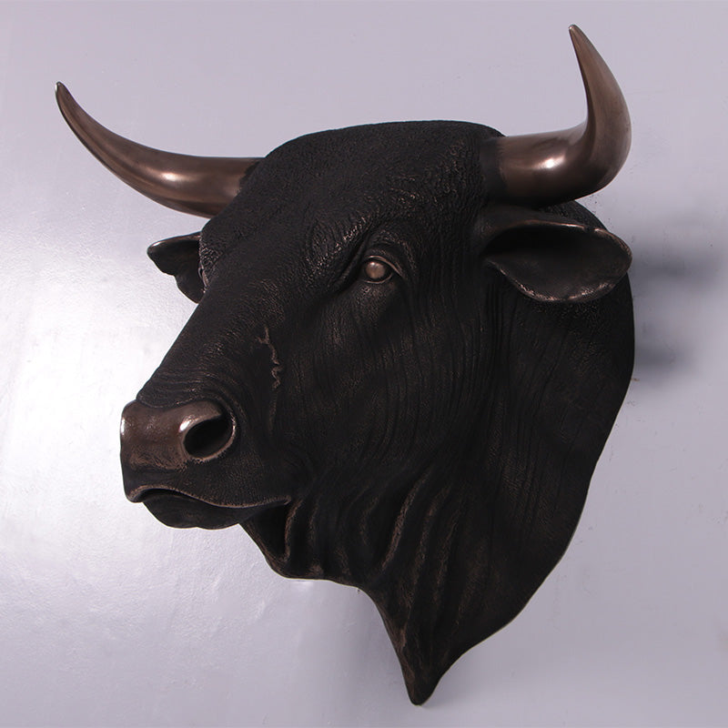 PH Studio: Spanish Fighting Bull Head Wall Decor - MOQ 2