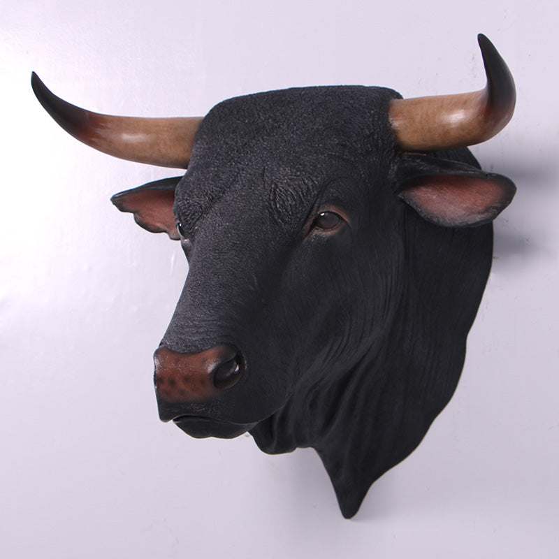 PH Studio: Spanish Fighting Bull Head Wall Decor - MOQ 3