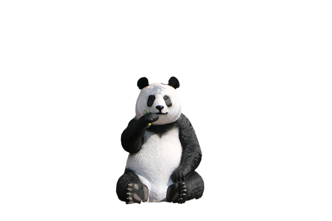 PH Studio: Sitting Panda Jumbo - MOQ 1