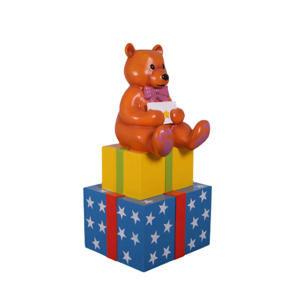 Made to Order: Ph-160125 - Teddy Bear Sitting On Gifts