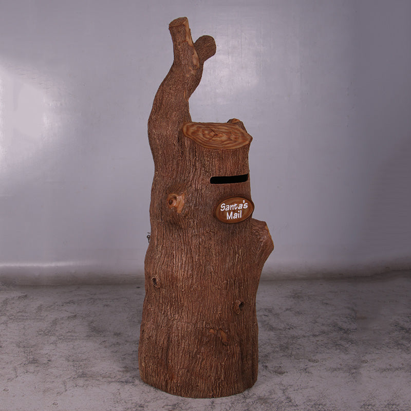 Made to Order: Santas Tree Stump Mailbox