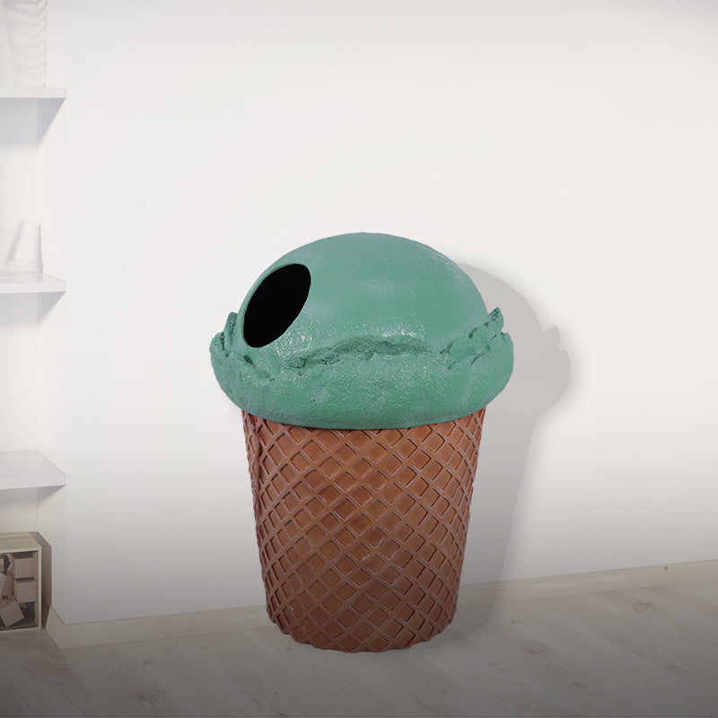 Made to Order: Ice Cream Cone Trash Can