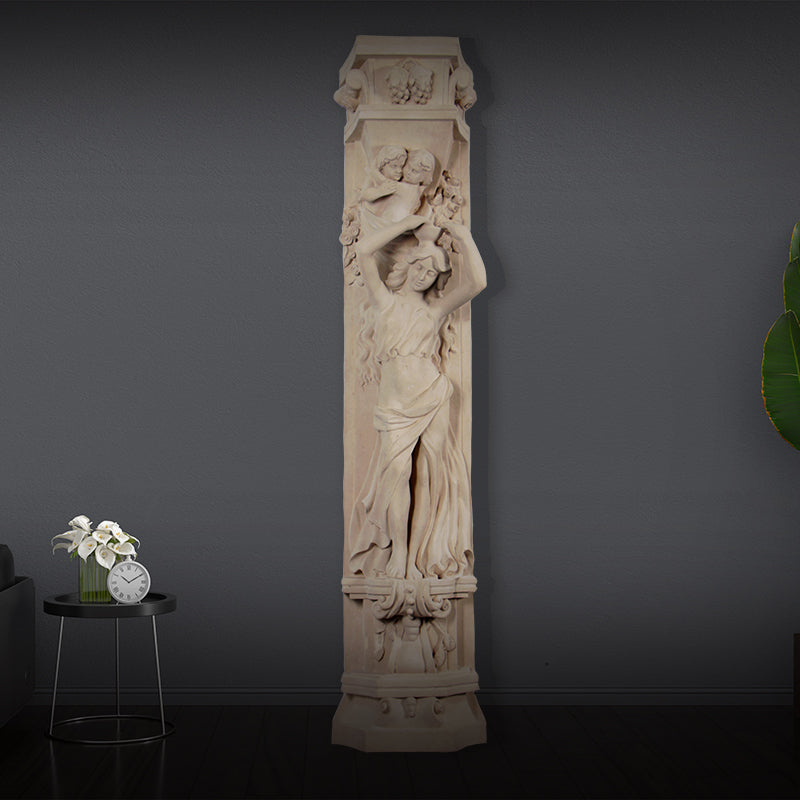 PH Studio: Roman Girl with Bowl Pilaster - MOQ 1