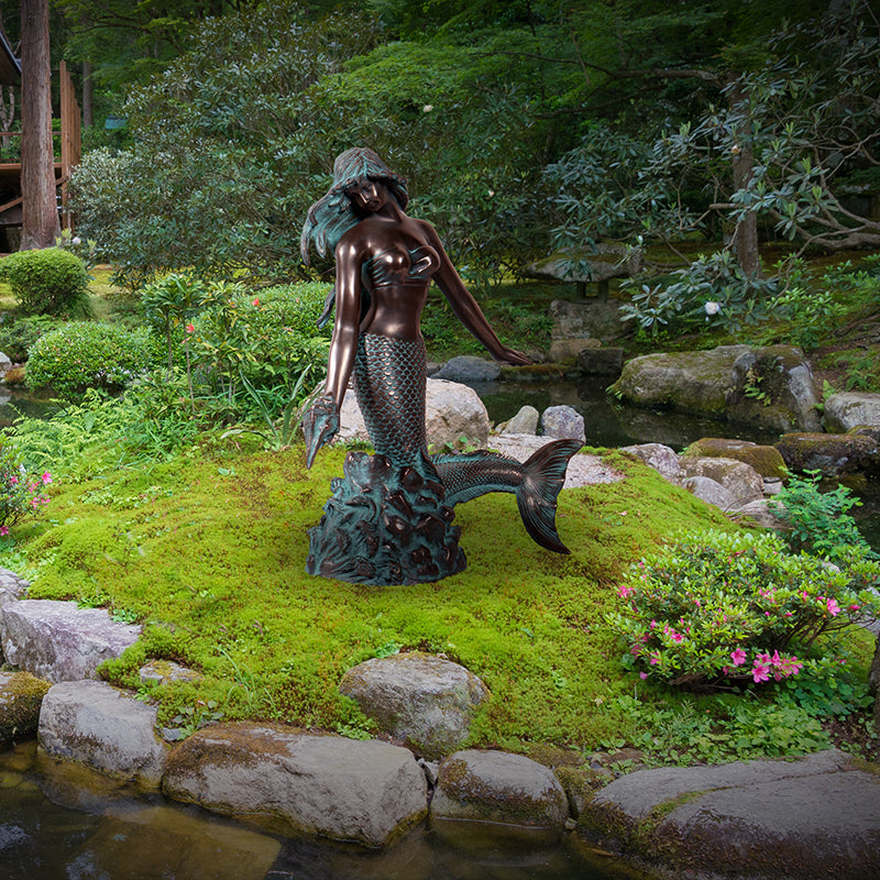 PH Studio: Lana, Exotic Young Mermaid Holding a Shell - MOQ 2