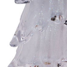 Load image into Gallery viewer, White LED Rotating Music Sparkle Tree with Water Inside (14.5 Inch)
