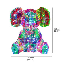 Load image into Gallery viewer, Majestic PET Elephant LED Lights: Radiant RGB Glow with USB Power
