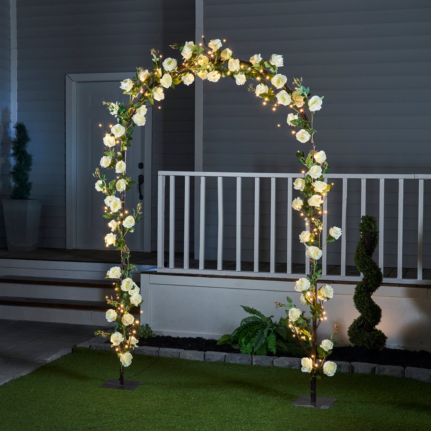 SALE: Rose Arch of LED Lights