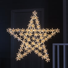 Load image into Gallery viewer, 37459-B-L - Mesmerizing 732 LED White Metal Snowflake Star Light
