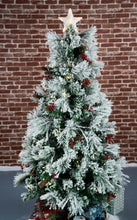 Load image into Gallery viewer, 37495-G6 - Christmas Tree Fiber Optic Snow with Cones &amp; Berries
