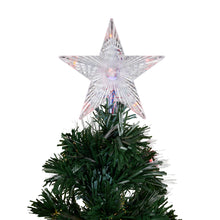 Load image into Gallery viewer, Green Christmas Tree with Star - Multicolor Lights
