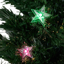 Load image into Gallery viewer, Green Christmas Tree with Star - Multicolor Lights
