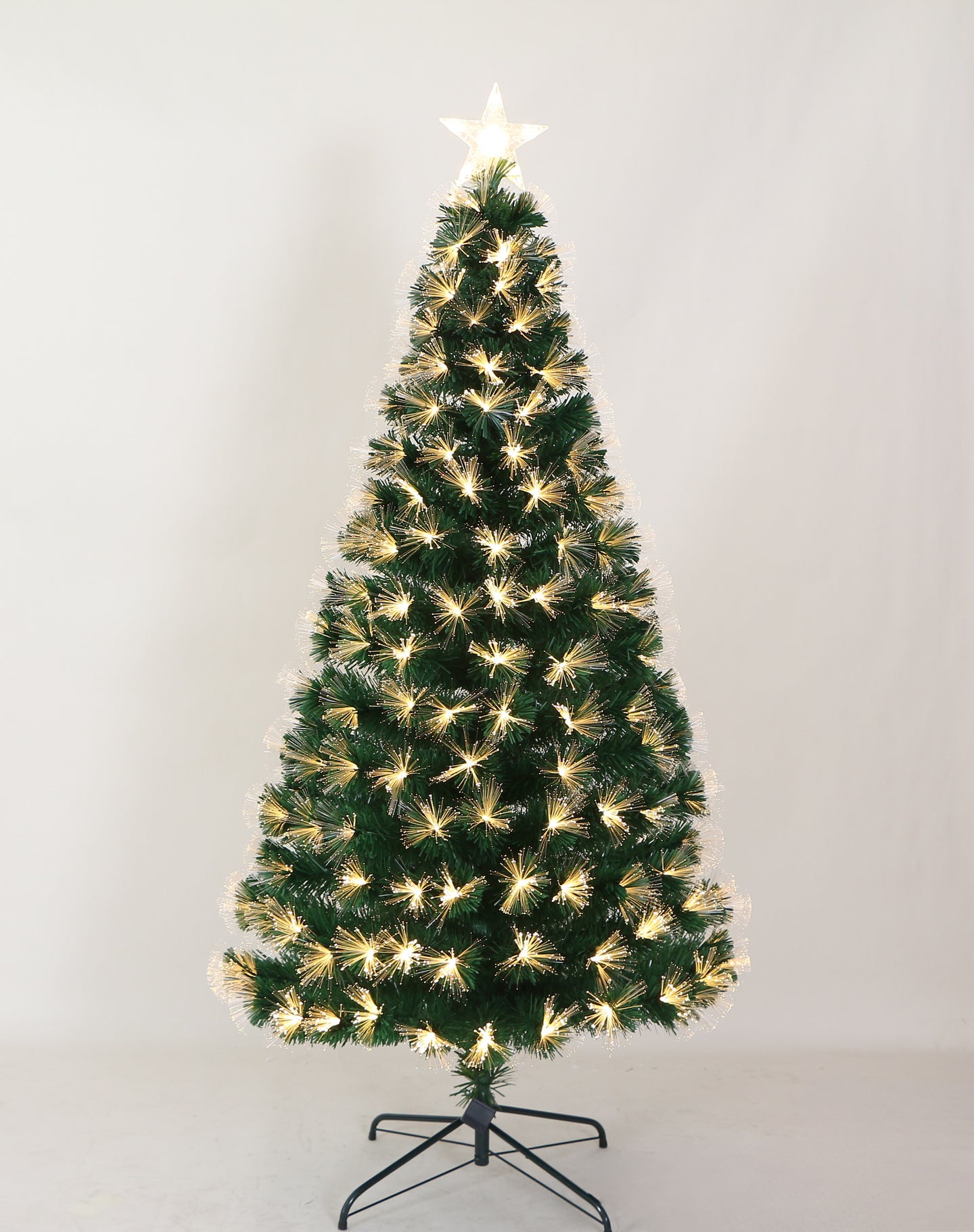 37495-P6 - Christmas Tree with Warm Fiber Lights