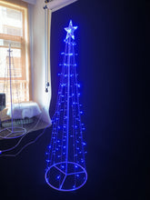 Load image into Gallery viewer, 37510-BL - LED Metal Decorative Tree with Top Star - Blue
