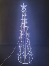 Load image into Gallery viewer, 37510-WT - LED Metal Decorative Tree with Top Star - Cool White
