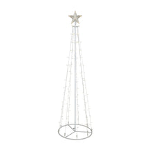 Load image into Gallery viewer, LED Metal Decorative Tree with Top Star - Warm White
