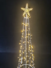 Load image into Gallery viewer, 37510-WW - LED Metal Decorative Tree with Top Star - Warm White
