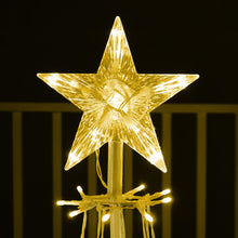 Load image into Gallery viewer, LED Metal Decorative Tree with Top Star - Warm White
