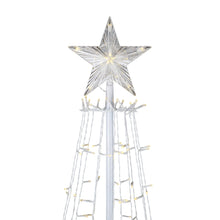 Load image into Gallery viewer, LED Metal Decorative Tree with Top Star - Warm White
