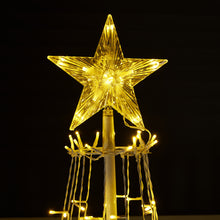 Load image into Gallery viewer, LED Metal Decorative Tree with Top Star - Warm White
