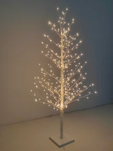 Load image into Gallery viewer, 37523-WT-S - 47in White Birch Tree with 349 LED Lights Indoor Use Only
