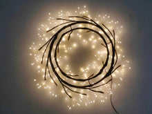 Load image into Gallery viewer, 24in LED Christmas Wreath Brown Indoor Hanging Holiday Decor
