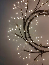 Load image into Gallery viewer, 24in LED Christmas Wreath Brown Indoor Hanging Holiday Decor
