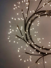 Load image into Gallery viewer, 24in LED Christmas Wreath Brown Indoor Hanging Holiday Decor
