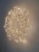 Load image into Gallery viewer, 24in LED Christmas Wreath White Indoor Hanging Holiday Decor
